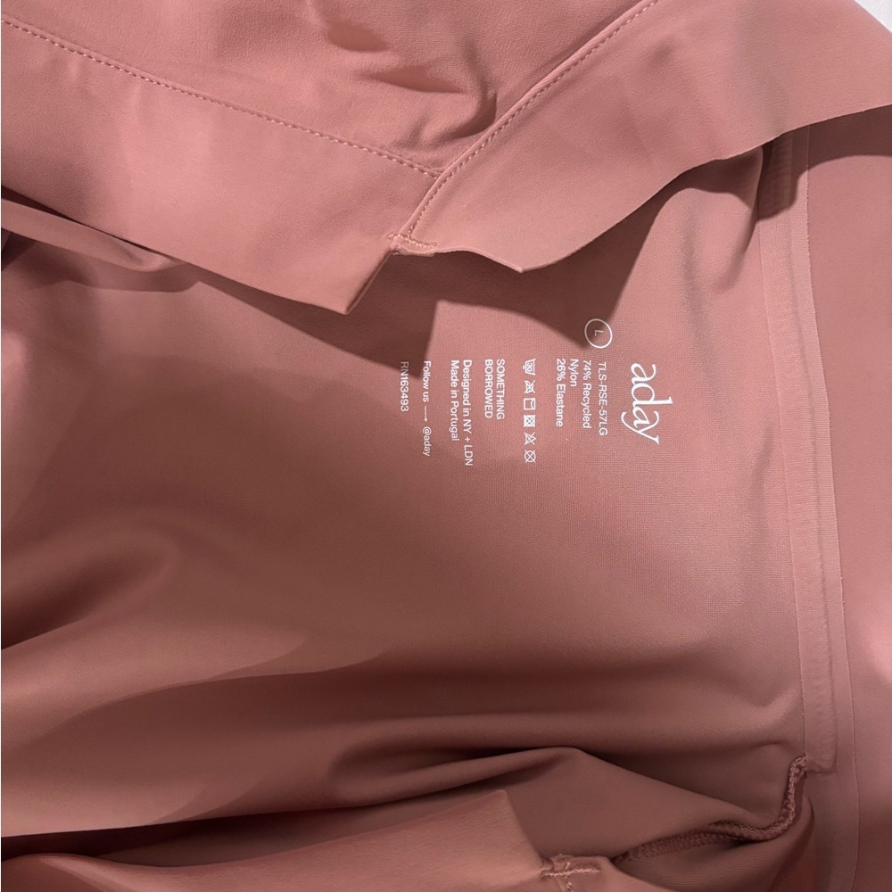 NWOT ADAY Something Borrowed Technical Button Down - Dusty Rose - Large - Picture 3 of 14